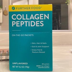 Further Food Collagen Peptides, on the go packets, unflavored